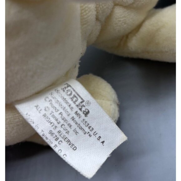 Vtg 80s Pound Puppies White Poodle Beige Puppy Lot of 2 - Picture 9 of 10